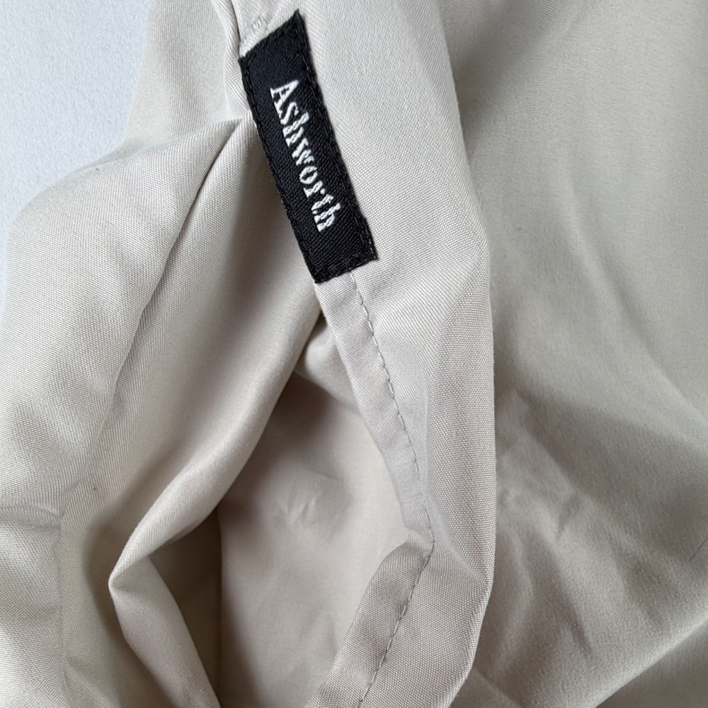 Ashworth Weather Systems Golf‎ Vest Mens XL Tan V-Neck Wind Resistant Breathable - Picture 5 of 5